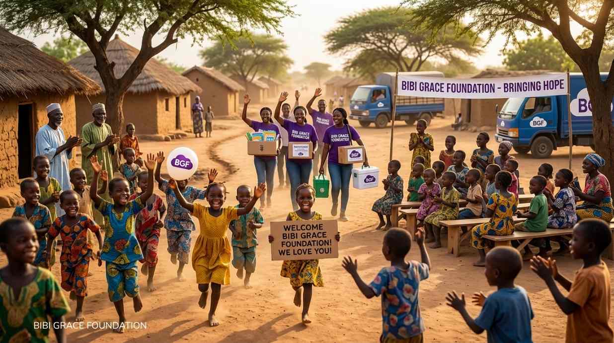 Children supported by the foundation